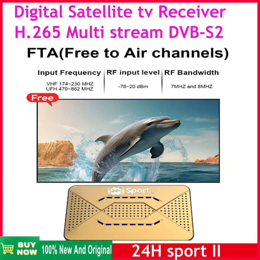 Décodeur TV Free to Air 24h dehors HD 1080p Récepteur TV satellite numérique Mini décodeur dvb-s2 – Image 4