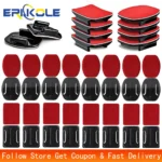 Pour GoPro Action Casque Adhésif Collant Supports Support Flat-Curved-3M pour DJI Osmo Insta360 AKASO SJ Capture D&rsquo;écran Action Caméra Accessoires