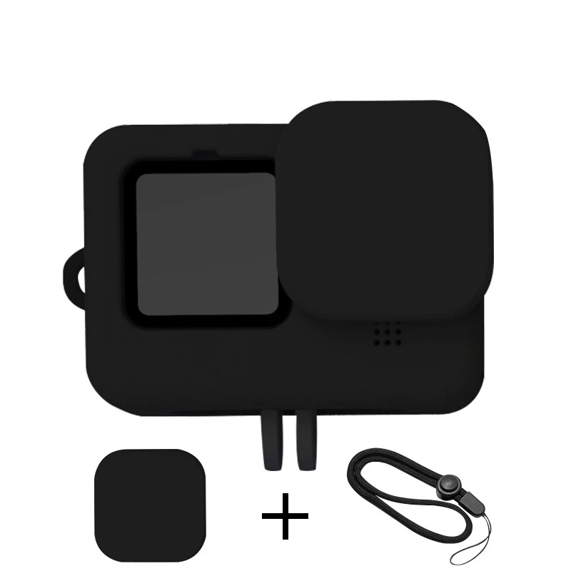 Pour gopro hero 13 9 10 11 12 noir accessoires étui de protection souple boîtier Standard en caoutchouc Silicone coque protecteur pour go pro – Image 3