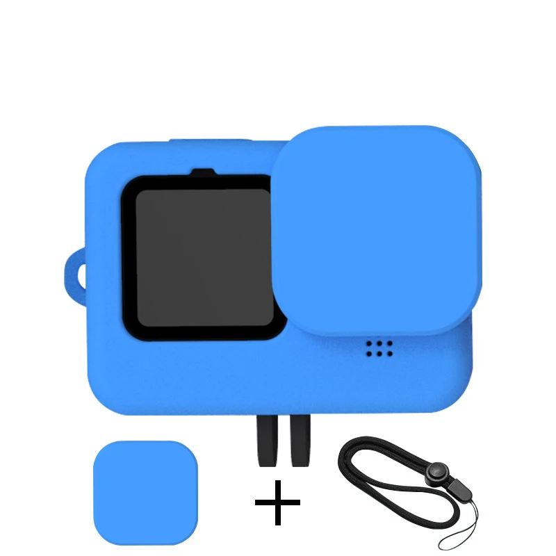 Pour gopro hero 13 9 10 11 12 noir accessoires étui de protection souple boîtier Standard en caoutchouc Silicone coque protecteur pour go pro – Image 4