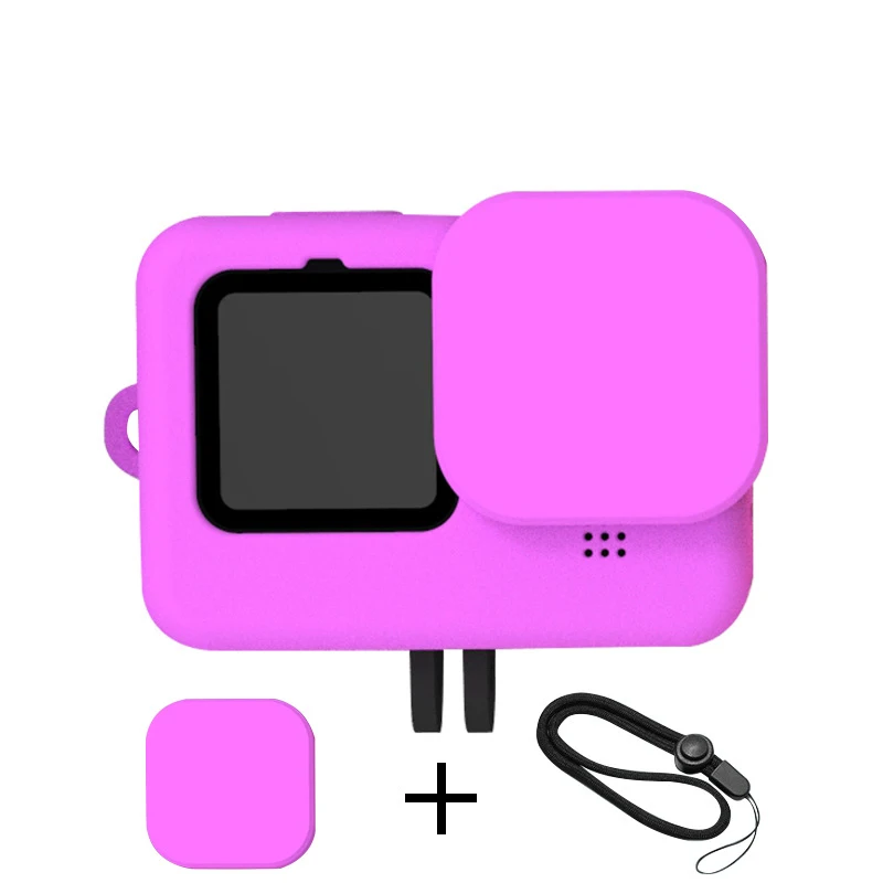 Pour gopro hero 13 9 10 11 12 noir accessoires étui de protection souple boîtier Standard en caoutchouc Silicone coque protecteur pour go pro – Image 5