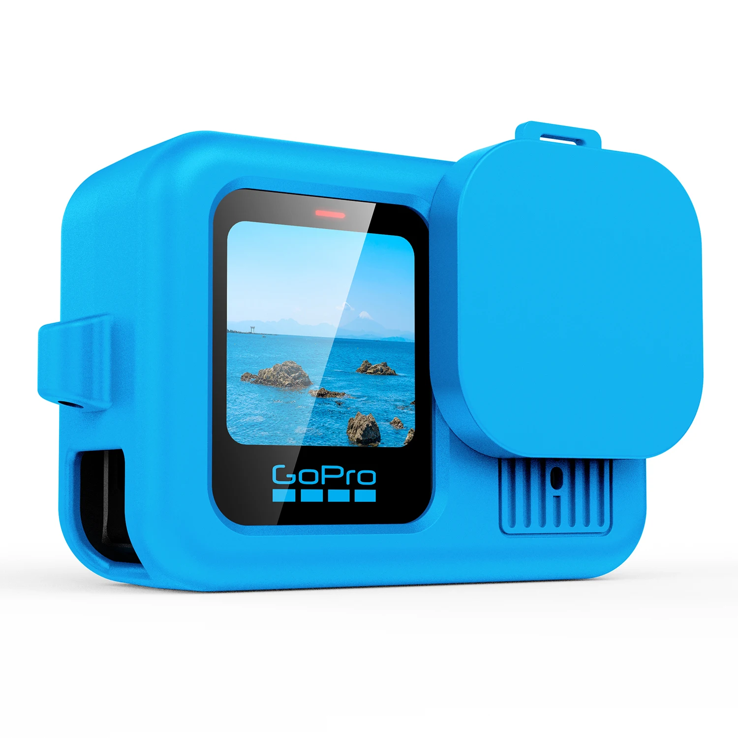 Coque en silicone pour GoPro Hero 13, protecteur d'écran en verre trempé noir, Film de protection, couvercle de capuchon d'objectif pour accessoires GoPro 13 – Image 3