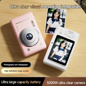 Appareil photo numérique 4K 50MP HD photographie voyage Selfie enfants caméras avec Zoom 8x caméscope Compact étudiant poche petite appareil photo