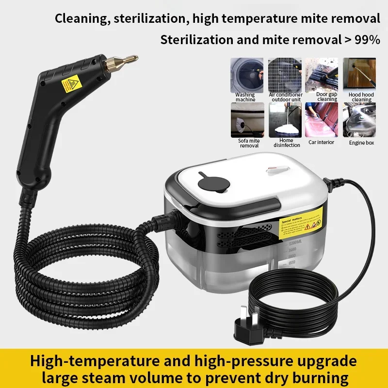 Nettoyeur à vapeur électrique, stérilisation à haute température, climatisation, hotte de cuisine, Machine de nettoyage de voiture, prise US /220V EU 110V – Image 3