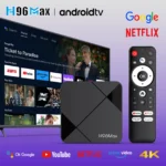 2025 nouveau H96 Max Smart TV Box Android 14 RK3518 4K HD prise en charge 2.4G/5G Bluetooth 5.4 prise en charge du Streaming vocal Android TV Box