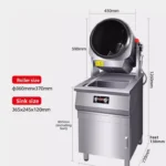 ZML cuisine robot de cuisson commercial automatique intelligent multi-fonctionnel modèle de riz frit