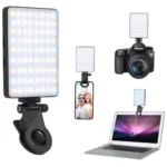 Lampe vidéo LED RVB aste pour téléphone, lanternes portables, 3 modes, 2000mAh, ABOOKS, 2700-6500K, éclairage selfie portable