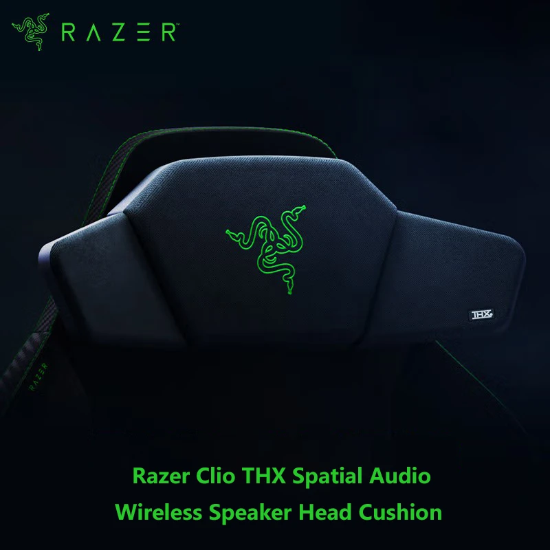 Razer Clio Coussin de tête pour haut-parleur sans fil Haut-parleurs doubles intégrés en champ proche – Configurations audio multiples – THX ® Audio spatial compatible