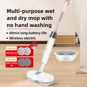 Supor vadrouille électrique sans fil lavage des mains balayage et vadrouille ménage automatique paresseux vadrouille vadrouilles nettoyage des sols