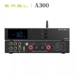 SMSL A300 amplificateur de puissance Bluetooth 5.0 haute résolution 2.1, système audio 165W * 2 BTL 330W SDB, effets sonores brevetés, caissons de basses, ampli HIFI