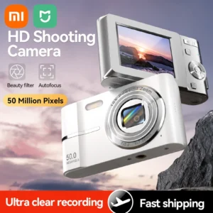 Xiaomi Mini 4K appareil photo numérique 50MP 16X appareil photo enfant extérieur Anti-secouement appareil photo numérique Flash lumière enregistreur vidéo petit caméscope