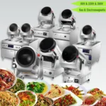 Machine de Robot de cuisson entièrement automatique, commerciale, Wok de riz frit, tambour, pour cuisine et Restaurant, 2025