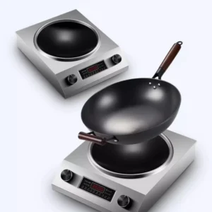 Cuisinière à Induction, ensemble domestique, petit poêle électromagnétique Concave à Wok intégré multifonctionnel
