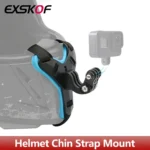 Support de mentonnière pour casque de moto, pour GoPro Hero 13 12 11 10 9 8 7 Insta360 X2 X3 X4 SJCAM AKASO DJI Osmo Action 5 4 3 2 caméra