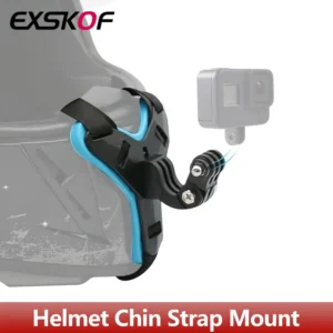 Support de mentonnière pour casque de moto, pour GoPro Hero 13 12 11 10 9 8 7 Insta360 X2 X3 X4 SJCAM AKASO DJI Osmo Action 5 4 3 2 caméra