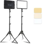 8/12 pouces LED photographie vidéo panneau lumineux éclairage Photo Studio lampe Kit pour tirer en direct Streaming Youbube avec trépied