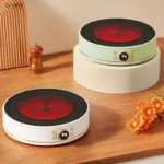 Poêle électrique domestique en céramique. Haute puissance. Mini. Cuisinière à induction. Poêle à thé intégré. Cheminée électrique.
