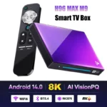 Nouveau boîtier de télévision intelligent H96 MAX M9 AI Android 14 BT5.4 Wifi6 RK3576 1000M lecteur multimédia LAN décodeur 4GB 32GB 8GB 128GB