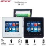 Accueil Bluetooth amplificateur mural intelligent maison audio mini bouton tactile stéréo USB TF panneau de musique système PA