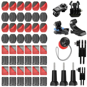 Supports adhésifs pour GoPro Hero, autocollants plats incurvés, tampons collants pour casque Go Pro Insta360 X4 DJI Osmo, caméra d'action