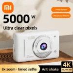 Xiaomi 4K appareil photo numérique rétro CCD Portable carte caméra d&rsquo;entrée de gamme double caméra Flash 50 millions de Pixels mise au point automatique