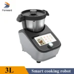 Robot de cuisson 1500W, marmite de cuisine tout-en-un, agitation automatique, pétrissage de la pâte, robot culinaire pour utilisateur domestique