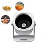 GT7H3D 2400w Type de tambour friteuse à remuer automatique Robot cuisine à domicile cuisinier automatique rotatif cuisson remuer Machine à frire
