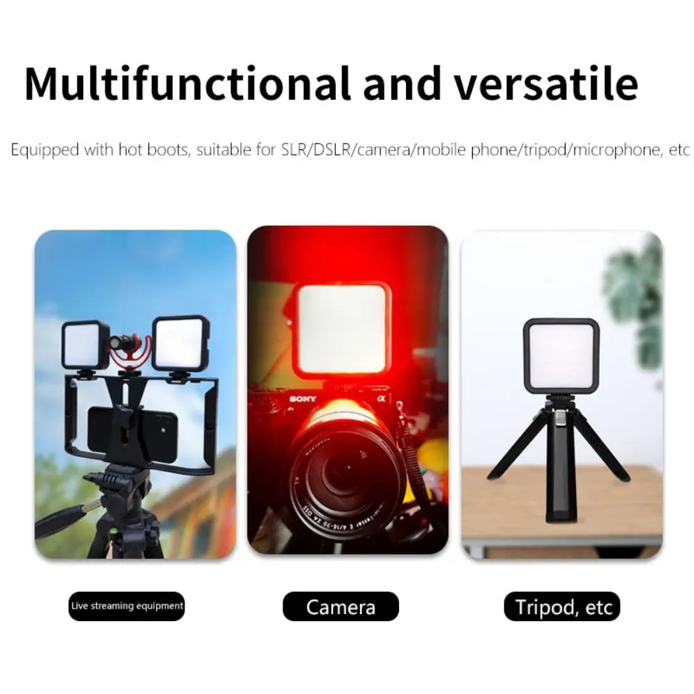 Lumière vidéo LED polychrome rvb 3000K-9000K, Mini lumières de remplissage de poche, 1200mAh, charge de Type C, pour Studio de photographie – Image 3