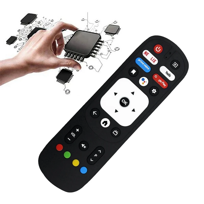 Remplacer RM-C3287 Télécommande Vocale Pour JVC RM-C3570 Pour KENWOOD Pour Motorola Smart TV Télécommande Durable Facile À Installer – Image 4