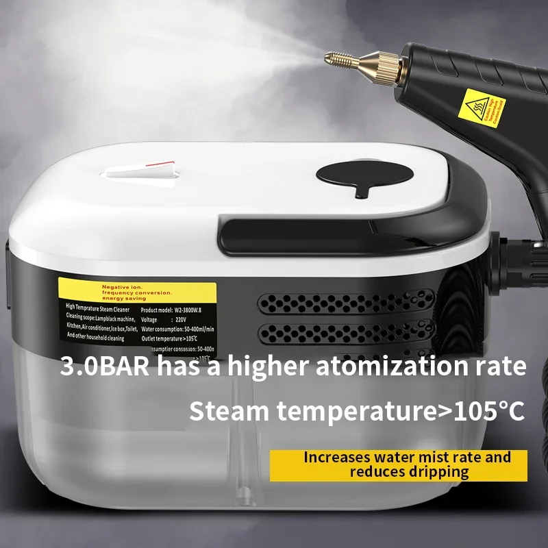 Nettoyeur à vapeur électrique, stérilisation à haute température, climatisation, hotte de cuisine, Machine de nettoyage de voiture, prise US /220V EU 110V – Image 4