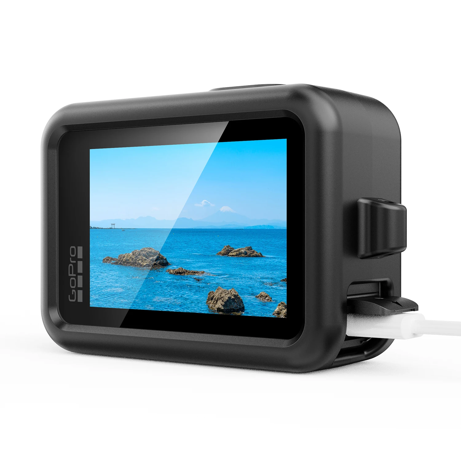 Coque en silicone pour GoPro Hero 13, protecteur d'écran en verre trempé noir, Film de protection, couvercle de capuchon d'objectif pour accessoires GoPro 13 – Image 4