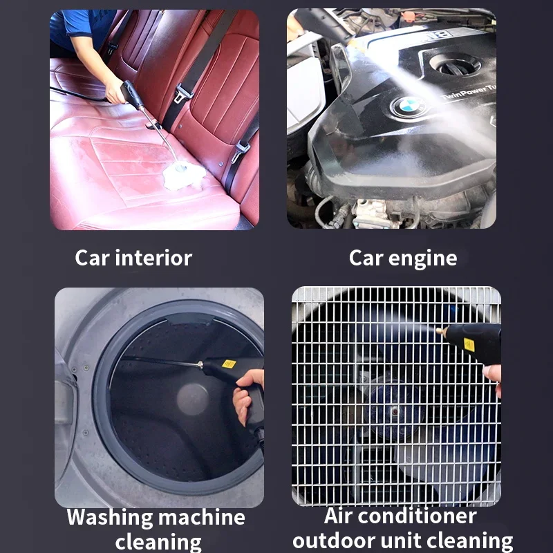 Nettoyeur à vapeur électrique, stérilisation à haute température, climatisation, hotte de cuisine, Machine de nettoyage de voiture, prise US /220V EU 110V – Image 5