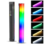 PULUZ 17 cm 30 cm Photo portable couleur RGB bâton lumière magnétique LED lumière de remplissage baguette lumineuse portative