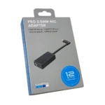 Nouveau pour GoPro HERO12 HERO11 HERO10 HERO9 HERO8 HERO7 HERO6 HERO5 Pro 3.5mm adaptateur de micro costume adaptateur de micro accessoire