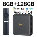 TV98 Pro TV Box Android 14 Support HD 8K 4K WiFi 4G 5G lecteur multimédia à distance vocale 8GB 128GB Allwinner H313 Quad Core iptv