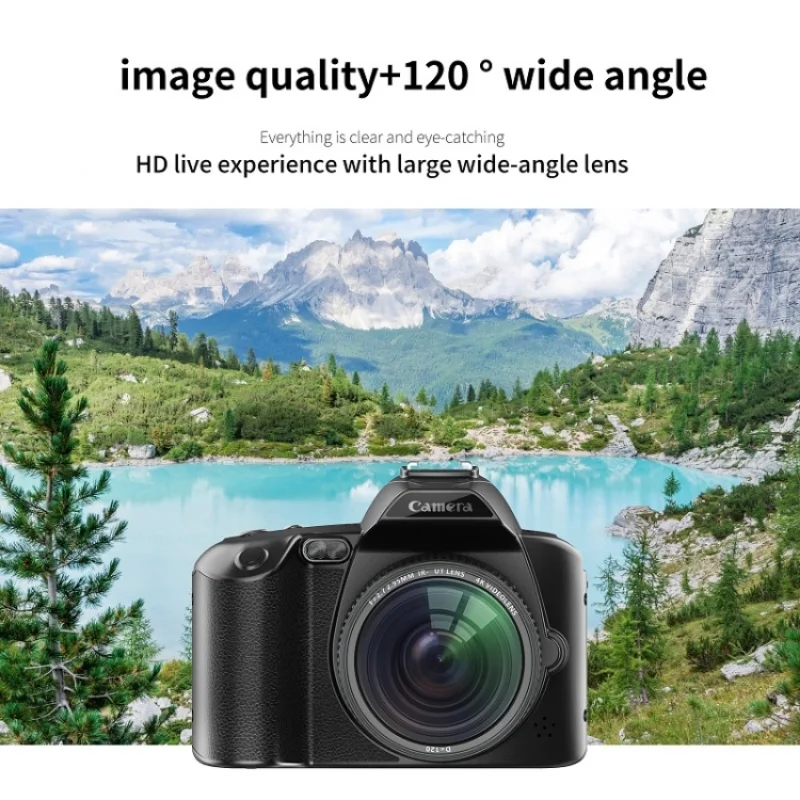 D5 caméscope Portable professionnel 4K HD vidéo Vision nocturne 64MP caméras photographe WIFI appareil Photo numérique DSLR avec Zoom 16X – Image 5