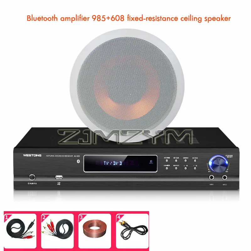 Amplificateur de puissance Bluetooth 220W, 5.1 canaux, Audio Home cinéma, haute puissance, fièvre domestique, Ktv, karaoké – Image 2