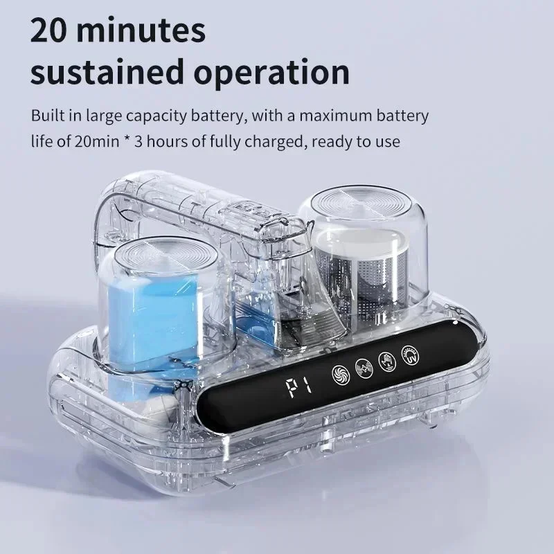 Éliminateur d'acariens domestique à haute aspiration, arabisateur UV, déterminer et questionAspirateur sans fil, 10000Pa – Image 4