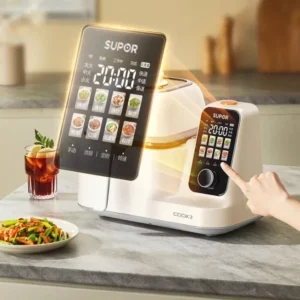 Robot de cuisine multifonctionnel, grande capacité, intelligent, domestique, entièrement automatique, marmite, robot gastronomique multifonctionnel