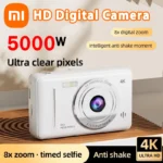 Xiaomi 4K appareil photo numérique double caméra Flash 50 millions de Pixels Hd rétro CCD carte Portable caméra d&rsquo;entrée de gamme mise au point automatique