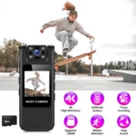 A13E-Vision nocturne infrarouge Bodycam 4K Wifi caméra de poche enregistreur vidéo numérique Portable sport DV caméscope d&rsquo;équitation