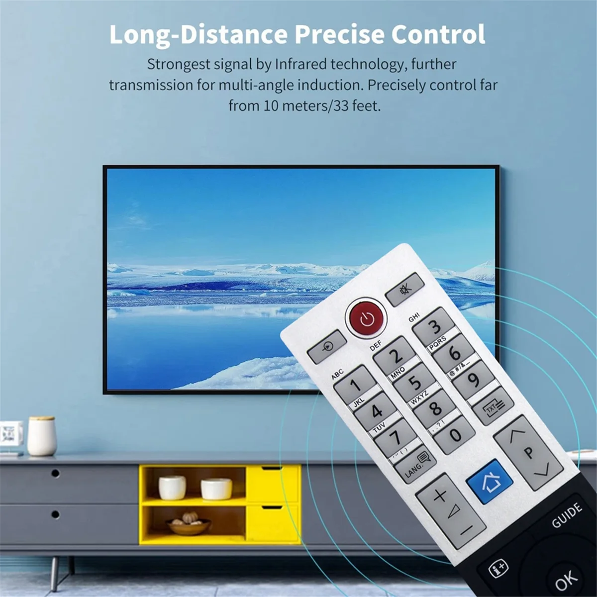 Télécommande de remplacement CT-8561 pour télécommande TV LED intelligente TOWinterBA – Image 5