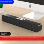 Le nouveau haut-parleur Bluetooth sans fil en forme de barre Sound Master avec tweeter et woofer est parfait pour un usage domestique avec des téléviseurs et un ordinateur.
