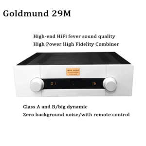Goldmund-Amplificateur de puissance audio domestique haut de gamme avec télécommande, HiFi, Classe A et B, 150W * 2, 29m, Référence
