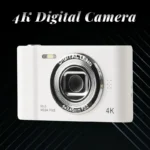 Caméra selfie numérique de voyage, caméra 4K, n&rsquo;aime 50 mégapFête els, photographie HD, écran 2.4 pouces, mini caméra rétro pour campus pour enfants, entrée de gamme