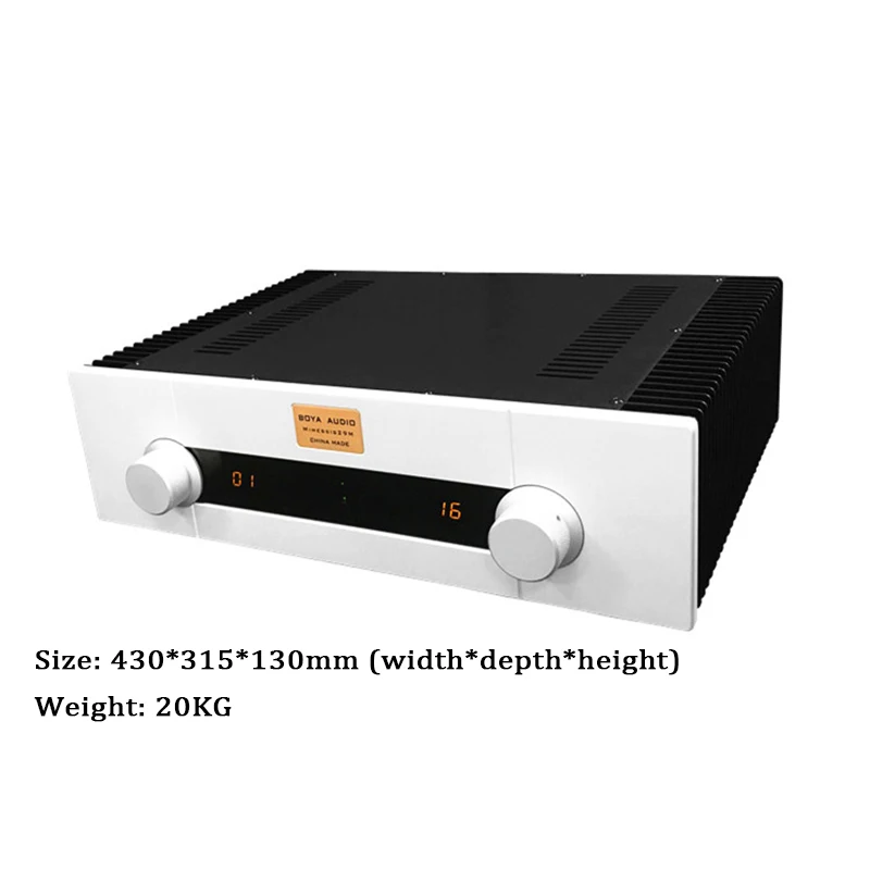 Goldmund-Amplificateur de puissance audio domestique haut de gamme avec télécommande, HiFi, Classe A et B, 150W * 2, 29m, Référence – Image 2