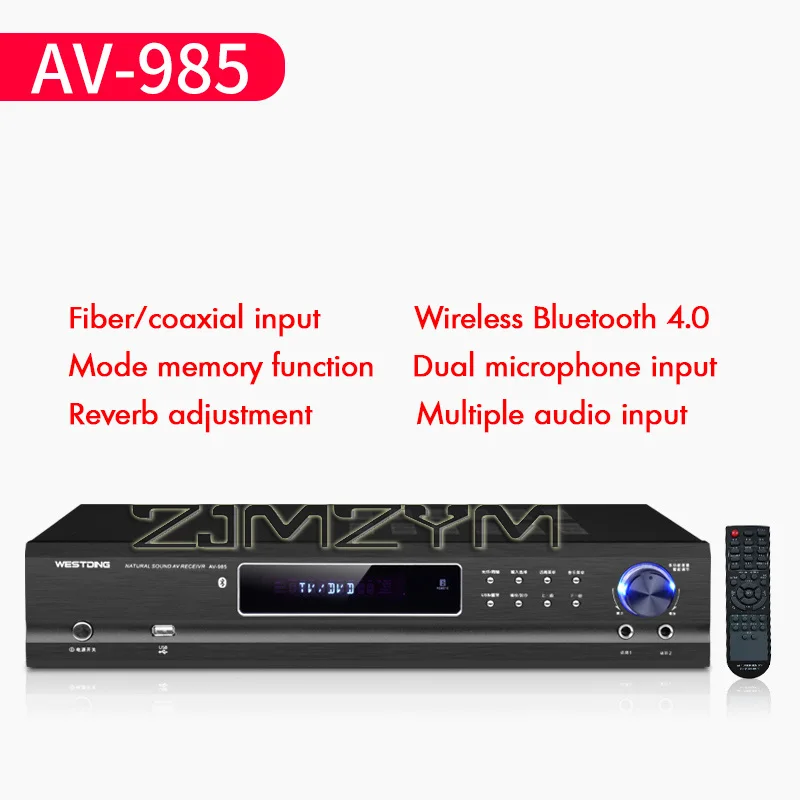 Amplificateur de puissance Bluetooth 220W, 5.1 canaux, Audio Home cinéma, haute puissance, fièvre domestique, Ktv, karaoké – Image 6