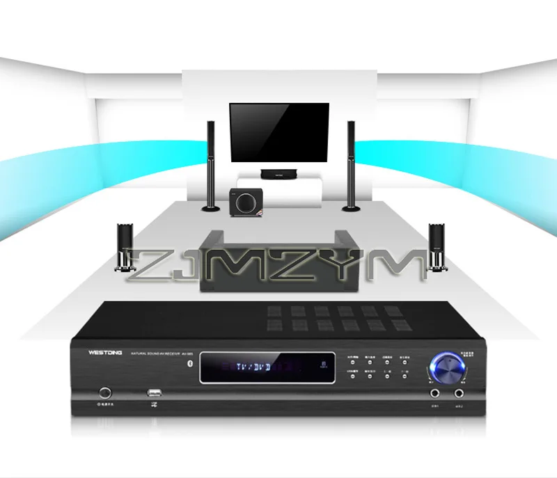 Amplificateur de puissance Bluetooth 220W, 5.1 canaux, Audio Home cinéma, haute puissance, fièvre domestique, Ktv, karaoké – Image 5