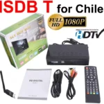 Récepteur TV de diffusion vidéo numérique débaravec câble petHDMI pour les Chiliens Boîtier décodeur ISDB-T chaud 1080P HD TV