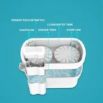 Vadrouille et balayeuse électriques sans fil G26, Machine de nettoyage domestique tout-en-un, mains libres, nettoyage automatique